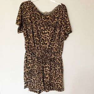Leopard romper